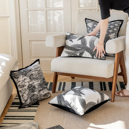 Sofa Pillow Cases Bedside Cushion Lumbar Pillow