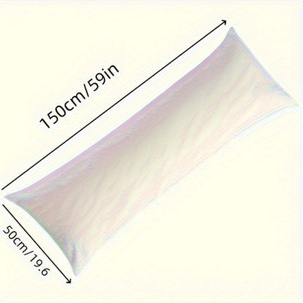 Body Pillow with Golden Accents - 50x150cm Breathable Comfort for Side/Back/Stomach Sleepers