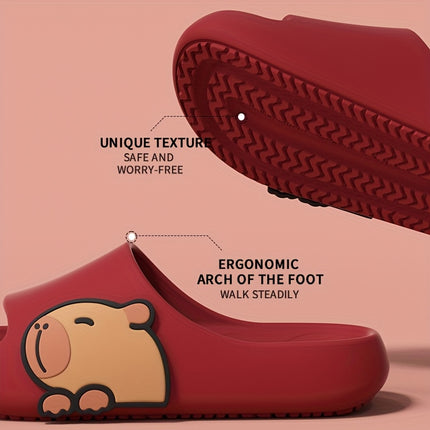 3 pcs Lightweight Slippers - Slip-On Low-Top House, Soft Cushioned Sole for Bathroom, Beach,