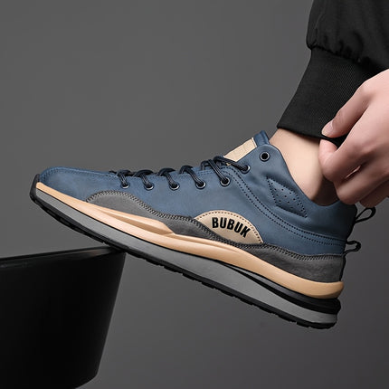 Durable PU Upper & Rubber Sole, Breathable Fabric Lining, Cushioned Comfort for Hiking