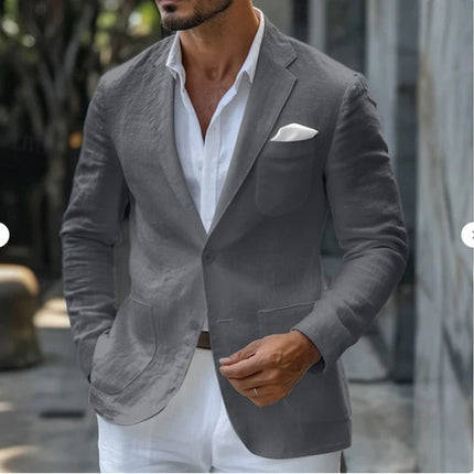 Business Casual Printing Fashionable Jacket Men