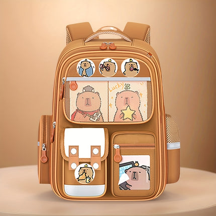 Large Capacity School Bag with Zipper Closure, Tablet Compartment & Adjustable Shoulder Straps