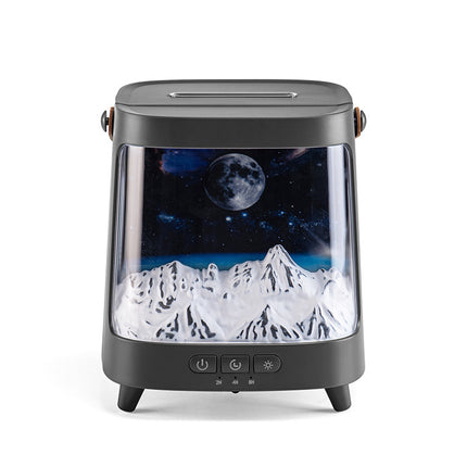 3D Starry Sky Flame Aromatherapy Machine Desktop Home Humidifier