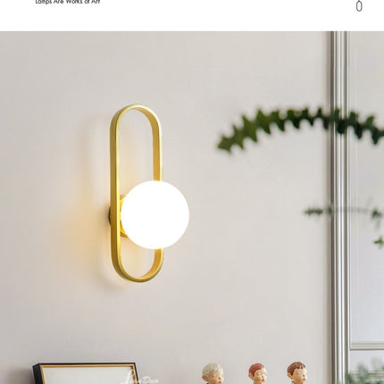 Minimalist Wall Lamp Bedside Lamp Minimalist Wall Light Bulb Corridor Light