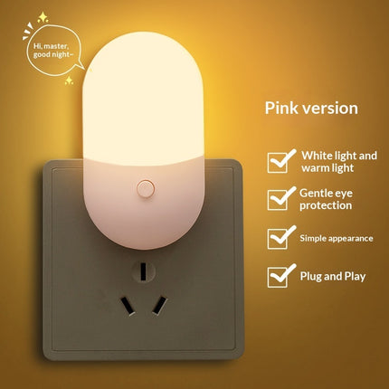 Plug-in LED Bedside Night Light For Breastfeeding