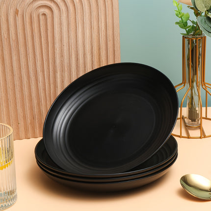 Set of 6 Plastic Plates That Are Durable And Resistant to Breakage, Suitable for Home Use As Dinner Plates