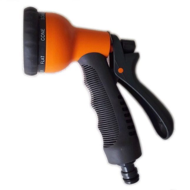 8 Pattern Garden Water Gun Hose Nozzle Mutifunctional Household Car Washing Yard Water Sprayer Pipe Tube Nozzle Sprinkle Tools - GARDIWALL