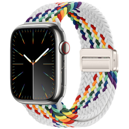 Magnetic Buckle Woven Loop Integrated Strap