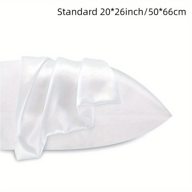 Satin Cloth Solid Color Pillowcase