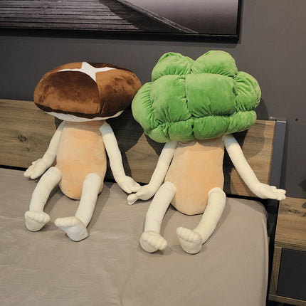 Simulation cute girl doll cushion