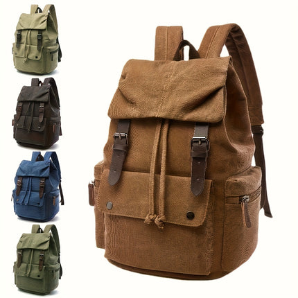 Backpack  Durable, Multi-Compartment, Adjustable Shoulder Straps, Zipper Closure,