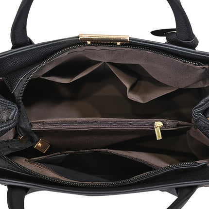 Large Capacity, Adjustable Shoulder Strap, Zipper Closure, Polyester Lining, Perfect for Commuting