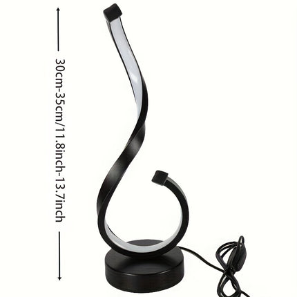 1pc Iron Table Light, USB Three-color Dimming Desktop Decorative Lamp