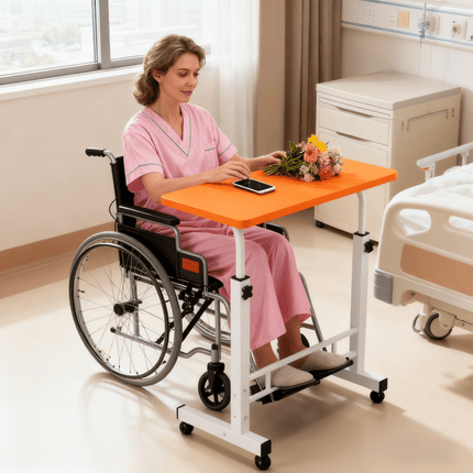 Height Rolling Nursing Table | 3-layer Design With 2-layer Shelves | Space Saving