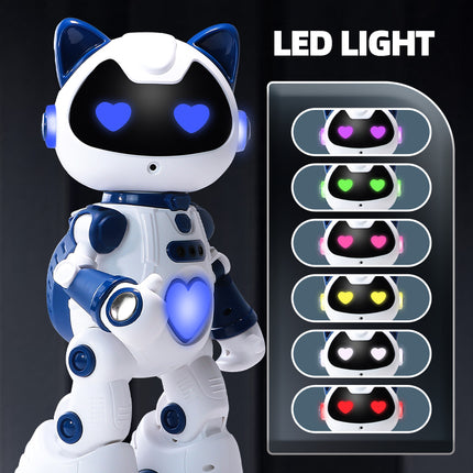 Intelligent Programming Gesture Induction Robot Spray Cool Breathing Lamp Children's Toys