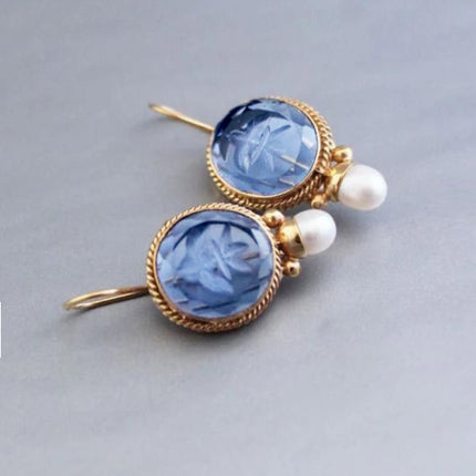 Women's Creative Retro Geometric Pendant Earrings