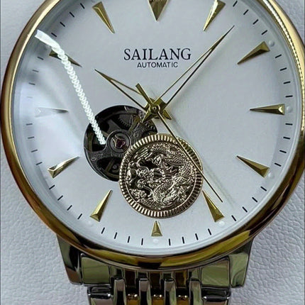 Sailang Men's Skeleton Automatic Mechanical Watch
