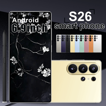S26 Ultra Upgraded Version S25 Ultra Stylish Unlocked Android Phone, 8GB+256GB Storage,
