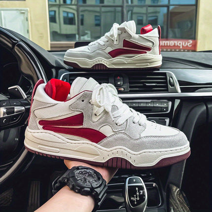 Men'S Casual Low-Top Sneakers - All-Season Comfort, Breathable Fabric Lining, Durable Rubber Sole,