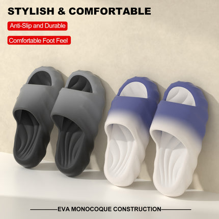 3 pcs set Slippers for Men, Summer Outdoor Wear, Thick-Soled Indoor Home