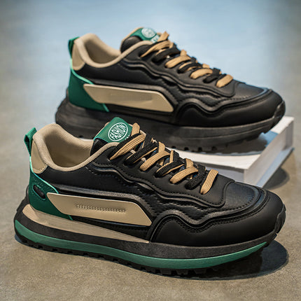 Men's & Unisex Korean-Style Low-Top Sneakers  Upper & PVC Sole, Breathable Running Shoes