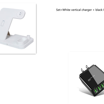 4 in 1 Wireless Charger Qi 10W Fast Charging