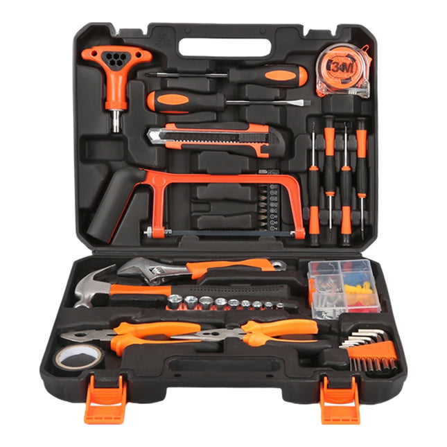 103pcs household tool set, upgraded household repair tool set, with plastic/wrench/pliers