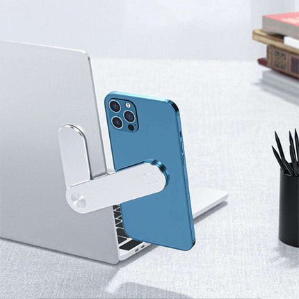 Laptop Phone Holder, Adjustable Laptop Side Mount Clip,