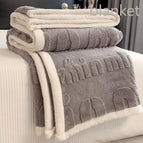 grey blanket / 27.95inch*52.36inch