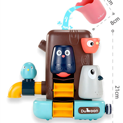 Bathroom Toys Pipeline Water Spray Shower Game Bird Mushroom Toy for Children Swimming Bathroom Bathing Kids Toy