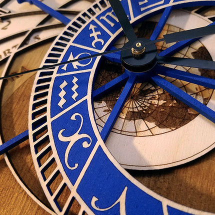 Twelve constellations big wall clock art clock