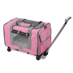Suitcase with Wheels / Pink