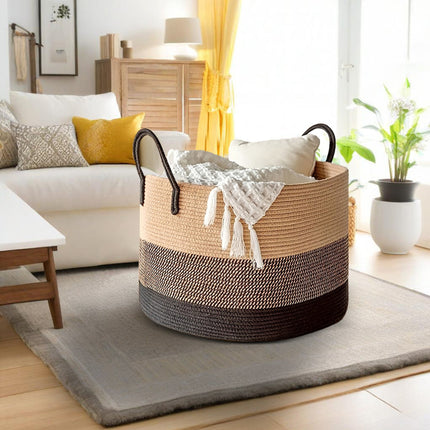 Cotton String Woven Storage Basket Storage Basket