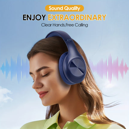 Headband Wireless Headphones Foldable Wireless Headset Wireless Headphones Spliced Large Earcups with