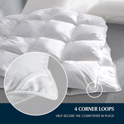 Alternative Comforter Filled, Luxury Hypoallergenic Bedding Comforter All Season for Hotel,