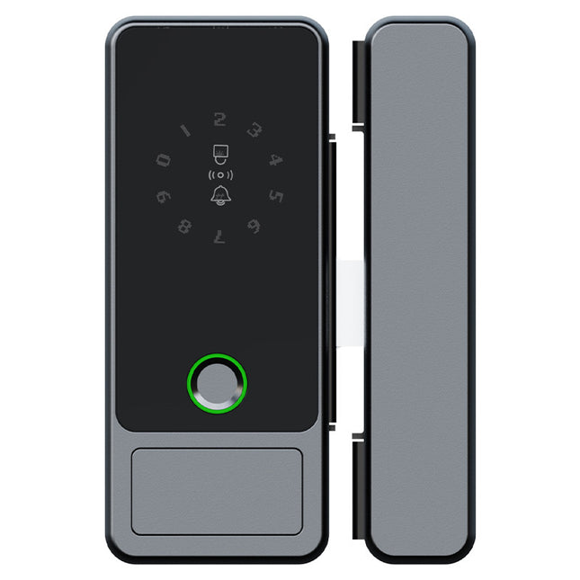 Glass Door Fingerprint Lock Punch Free Office Intelligence
