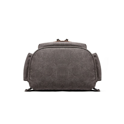 1pc Trendy Retro Canvas Computer Bag Backpack, Student School Bag, Retro Casual Backpack,