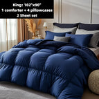 Navy Blue / King(7pcs-sheet Set):102