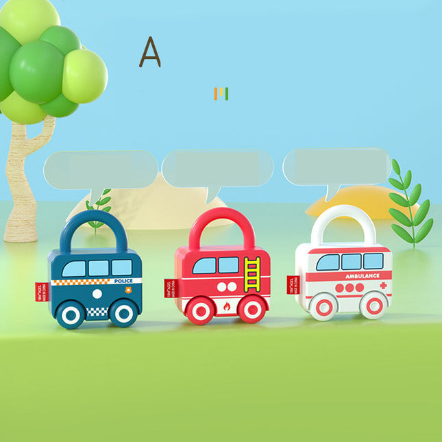 Hands-on Unlocking Cognitive Scooter Baby Educational Toys