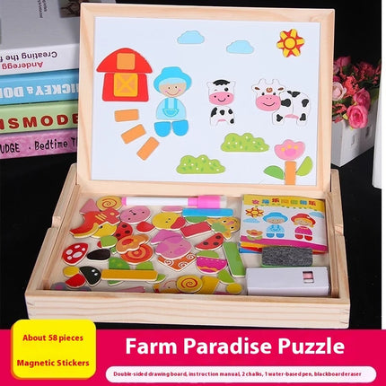 Children's Educational Toys Magnetic Puzzle