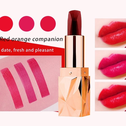 Three-sided discoloration black lipstick