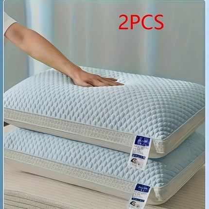 2pcs Cooling Breathable Tofu Pillows - Relax & Neck Support, Easy Sleep Comfort for Home, Bedroom,
