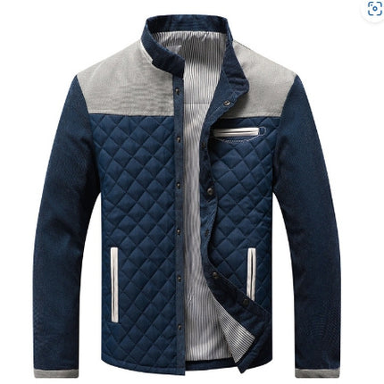 Casual Men's Jacket Non-ironing Treatment Outer Wear Cotton Long Sleeve