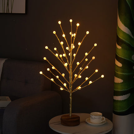 Crack Bead Tree Lights LED Christmas Party Layout Landscape Luminous Decoration