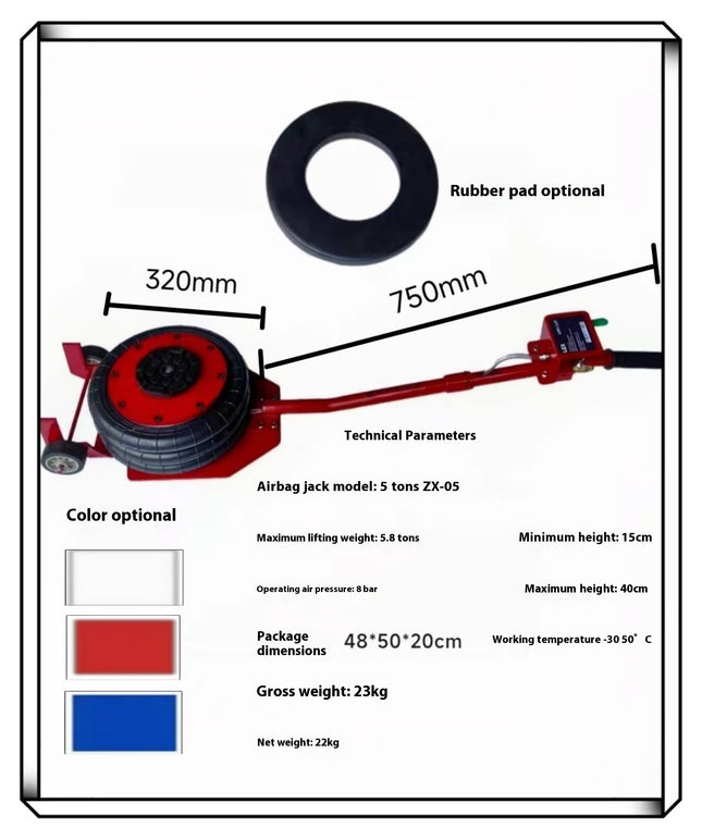 Pneumatic Jack Portable Mechanical Maintenance