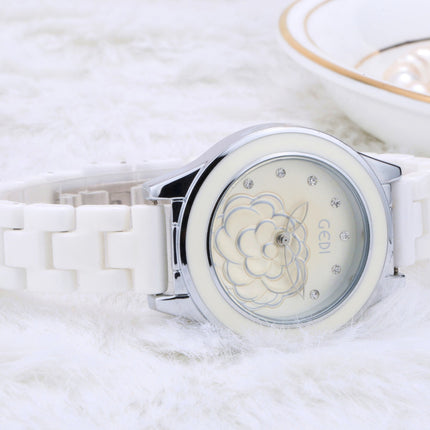 Trendy Fashion Waterproof Ladies Ceramic Watch