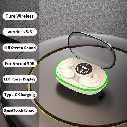 Ultra-thin sleep wireless headphones, high-fidelity sound and loud volume, comfortable wearing, touch control,