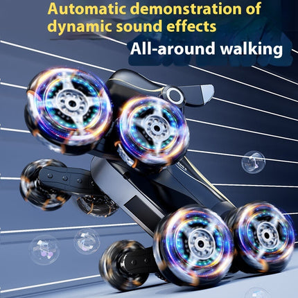 Electric Intelligent Robot Dog Remote Control Car Toy Children's Car Eight Wheels