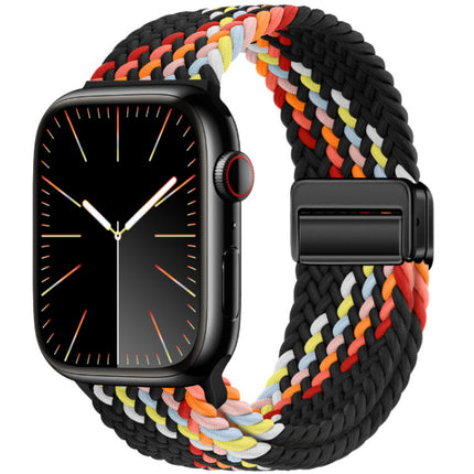 Magnetic Buckle Woven Loop Integrated Strap