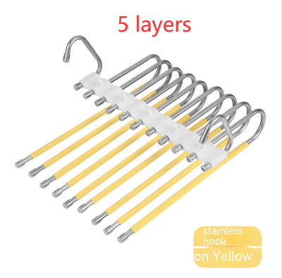 Retractable Multifunctional Stainless Steel Folding Coat Hanger